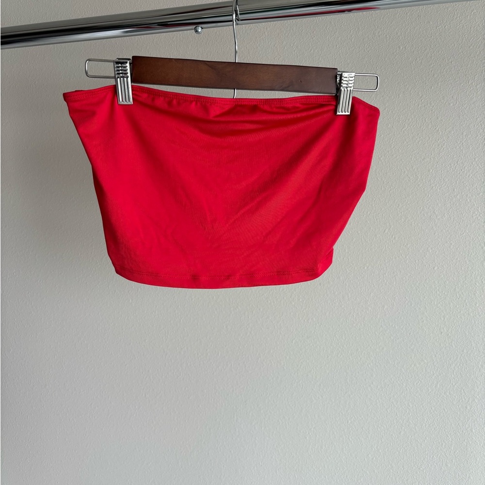 SHEIN Red Tube Top